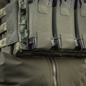M-TAC ПОДСУМОК ЭЛАСТИЧНЫЙ НА 3 МАГАЗИНА ELITE LASER CUT RANGER GREEN