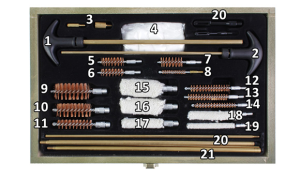 MFH УНИВЕРСАЛЬНЫЙ НАБОР ДЛЯ ЧИСТКИ ОРУЖИЯ CLEANING KIT 27385