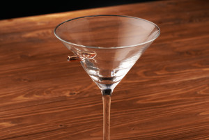 GUN AND FUN БОКАЛ ДЛЯ МАРТИНИ С ПУЛЕЙ 7.62