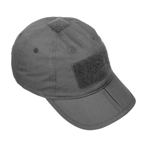 HELIKON-TEX БЕЙСБОЛКА FOLDABLE POLYCOTTON RIPSTOP SHADOW GREY CZ-BBF-PR-35