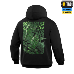 M-TAC КОФТА HOODIE ПЛІЧ-О-ПЛІЧ OVERSIZE HARD BLACK