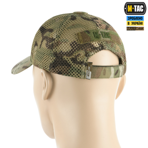 M-TAC БЕЙСБОЛКА ТАКТИЧНА З СІТКОЮ ТРІЙКА NYCO EXTREME MULTICAM