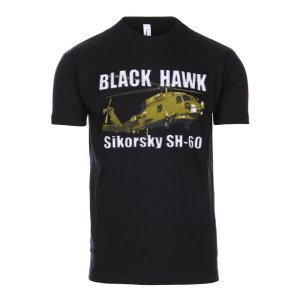 ФУТБОЛКА T-SHIRT BLACK HAWK SIKORSKY SH-60 BLACK VO133523B