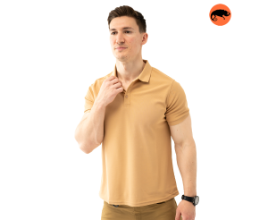 CHAMELEON POLO SHIRT CASUAL KHAKI MW 8818-4