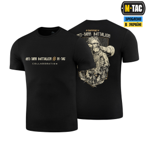 M-TAC ФУТБОЛКА ANTI-TANK BATTALION BLACK