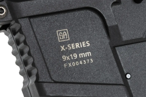 SPECNA ARMS ПІСТОЛЕТ-КУЛЕМЕТ SA-FX01 FLEX HAL ETU WITH ORANGE DISCHARGE DEVICE BLACK 32910