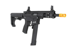 SPECNA ARMS ПІСТОЛЕТ-КУЛЕМЕТ SA-FX01 FLEX HAL ETU WITH ORANGE DISCHARGE DEVICE BLACK 32910