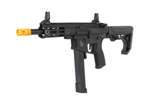 SPECNA ARMS ПІСТОЛЕТ-КУЛЕМЕТ SA-FX01 FLEX HAL ETU WITH ORANGE DISCHARGE DEVICE BLACK 32910