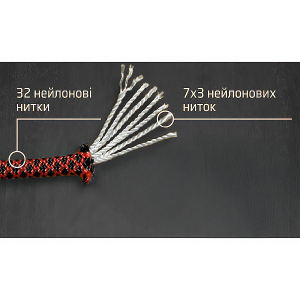 CAMO-TEC PARACORD 550 10 М BLACK 9089