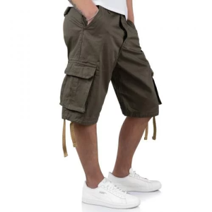 SURPLUS ШОРТИ VINTAGE SHORTS WASHED OLIVE 07-5596-01