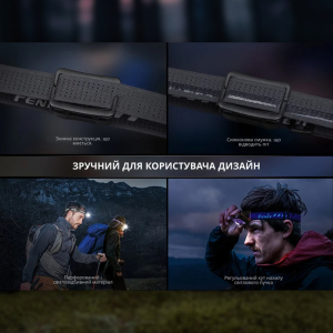 FENIX ФОНАРЬ НАЛОБНЫЙ HL12 V2.0 СЕРЫЙ