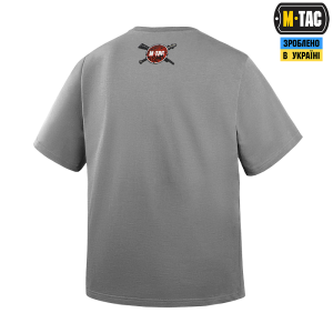 M-TAC ФУТБОЛКА MY HOME IS MY CASTLE OVERSIZE LIGHT GREY