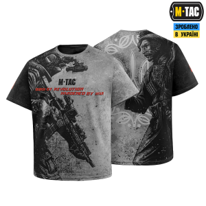 M-TAC ФУТБОЛКА WARRIOR 1919 OVERSIZE LIGHT GREY