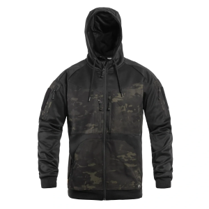 HELIKON-TEX КУРТКА ROGUE HOODIE (FULLZIP) BLACK/MULTICAM BLACK BL-RHF-PO-010CA
