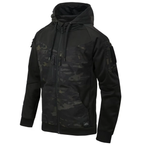 HELIKON-TEX КУРТКА ROGUE HOODIE (FULLZIP) BLACK/MULTICAM BLACK BL-RHF-PO-010CA