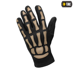 M-TAC ПЕРЧАТКИ SKELETON NOMEX BLACK/COYOTE
