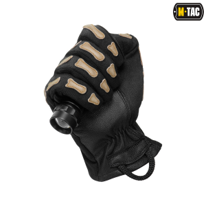 M-TAC ПЕРЧАТКИ SKELETON NOMEX BLACK/COYOTE