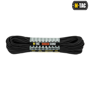 M-TAC ПАРАКОРД SHOCK-CORD 3MM DRAGON SKIN BLACK 30М