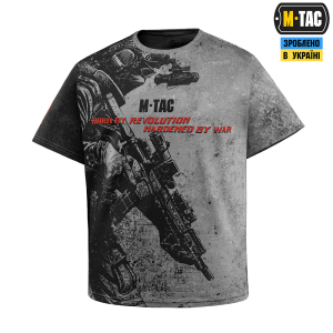 M-TAC ФУТБОЛКА WARRIOR 1618 OVERSIZE LIGHT GREY