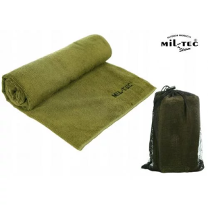 MIL-TEC ПОЛОТЕНЦЕ ВОЕННОЕ STURM MICROFIBRE TOWEL 120X60 CM OLIVE 16011111