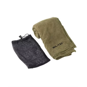 MIL-TEC ПОЛОТЕНЦЕ ВОЕННОЕ STURM MICROFIBRE TOWEL 120X60 CM OLIVE 16011111