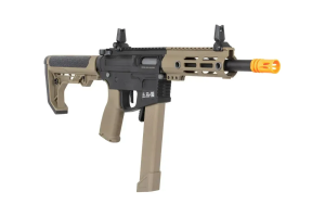 SPECNA ARMS ПІСТОЛЕТ-КУЛЕМЕТ SA-FX01 FLEX HAL ETU WITH ORANGE DISCHARGE DEVICE HALF-TAN 32911