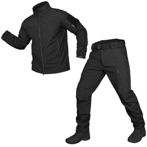CAMO-TEC КОСТЮМ STALKER PHANTOM SOFTSHELL BLACK 7388
