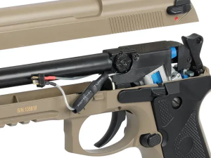 CYMA СТРАЙКБОЛЬНЫЙ ПИСТОЛЕТ BERETTA M93 CM.132S MOSFET EDITION TAN 32856