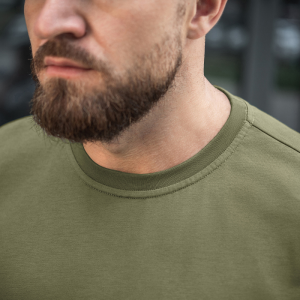 M-TAC ФУТБОЛКА COTTON HARD OVERSIZE LIGHT OLIVE