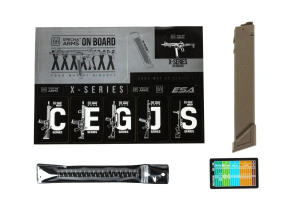 SPECNA ARMS ПІСТОЛЕТ-КУЛЕМЕТ SA-FX02 FLEX HAL ETU WITH ORANGE DISCHARGE DEVICE HALF-TAN 32914