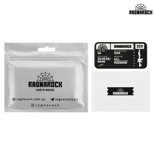 RAGNAROCK НАШИВКА TICKET TO THE WAR BLACK