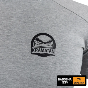 KRAMATAN TACTICAL DESIGN ФУТБОЛКА KRMTN 93/7 БАВОВНА GREY MELANGE