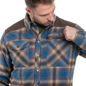 HELIKON-TEX РУБАШКА WINTER WARDEN LONG SLEEVE FOREST BLUE PLAID KO-WWS-PB-PK