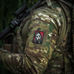 M-TAC НАШИВКА КРИК PVC BLACK