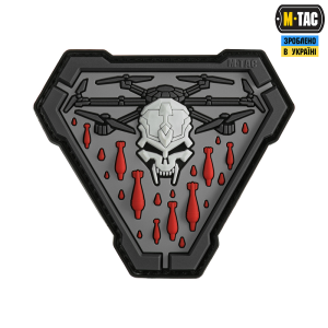 M-TAC НАШИВКА VAMPIR PVC BLACK/GREY