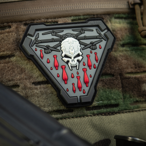 M-TAC НАШИВКА VAMPIR PVC BLACK/GREY