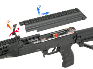 ARCTURUS СТРАЙКБОЛЬНЫЙ АВТОМАТ АК12 AT-AK12U-FE OPTICAL MOSFET HS2678