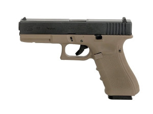 WE ПИСТОЛЕТ GLOCK 17 GEN4. METAL TAN GREEN GAS HS04796