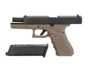 WE ПИСТОЛЕТ GLOCK 17 GEN4. METAL TAN GREEN GAS HS04796