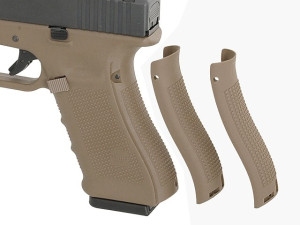 WE ПИСТОЛЕТ GLOCK 17 GEN4. METAL TAN GREEN GAS HS04796