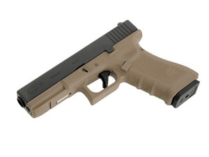 WE ПИСТОЛЕТ GLOCK 17 GEN4. METAL TAN GREEN GAS HS04796