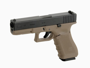 WE ПИСТОЛЕТ GLOCK 17 GEN4. METAL TAN GREEN GAS HS04796