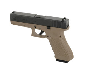 WE ПИСТОЛЕТ GLOCK 17 GEN4. METAL TAN GREEN GAS HS04796