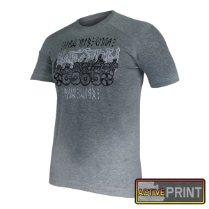 KRAMATAN TACTICAL DESIGN ФУТБОЛКА ПРАЩУРИ БАВОВНА МЕЛАНЖ