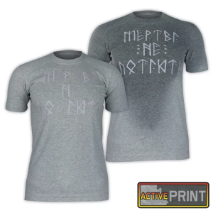 KRAMATAN TACTICAL DESIGN ФУТБОЛКА МЕРТВІ НЕ ПОТІЮТЬ БАВОВНА МЕЛАНЖ