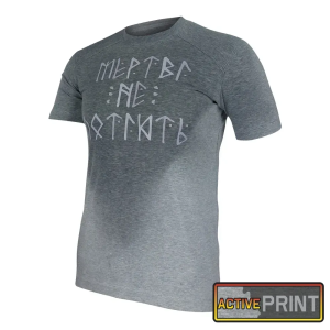 KRAMATAN TACTICAL DESIGN ФУТБОЛКА МЕРТВІ НЕ ПОТІЮТЬ БАВОВНА МЕЛАНЖ
