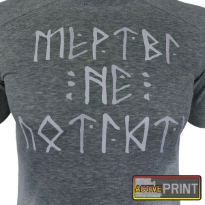 KRAMATAN TACTICAL DESIGN ФУТБОЛКА МЕРТВІ НЕ ПОТІЮТЬ БАВОВНА МЕЛАНЖ