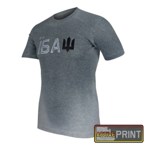 KRAMATAN TACTICAL DESIGN ФУТБОЛКА ЇБАШ ХЛОПОК МЕЛАНЖ