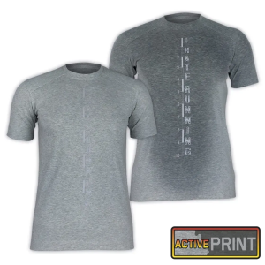 KRAMATAN TACTICAL DESIGN ФУТБОЛКА I HATE RUNNING БАВОВНА МЕЛАНЖ