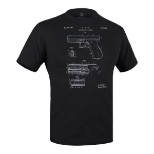 P1G-TAC ФУТБОЛКА GLOCK PISTOL LEGEND COMBAT BLACK UA281-29891-BK-GK